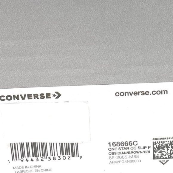 💖MEGA SALE💖CONVERSE Women's ONE STAR CC SLIP Obsidian Blue Canvas 168666C - Picture 8 of 9